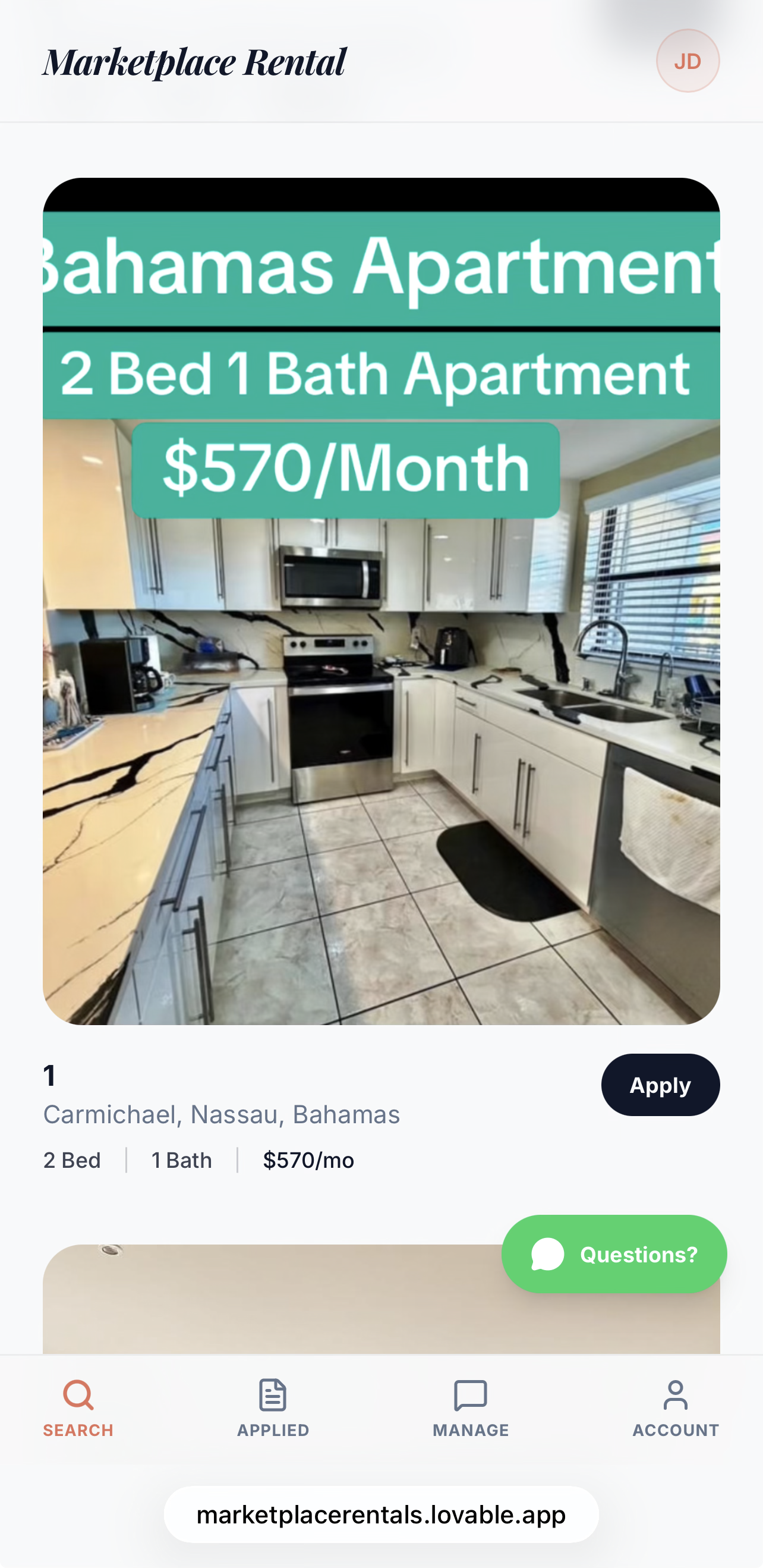 Bahamas Apartment